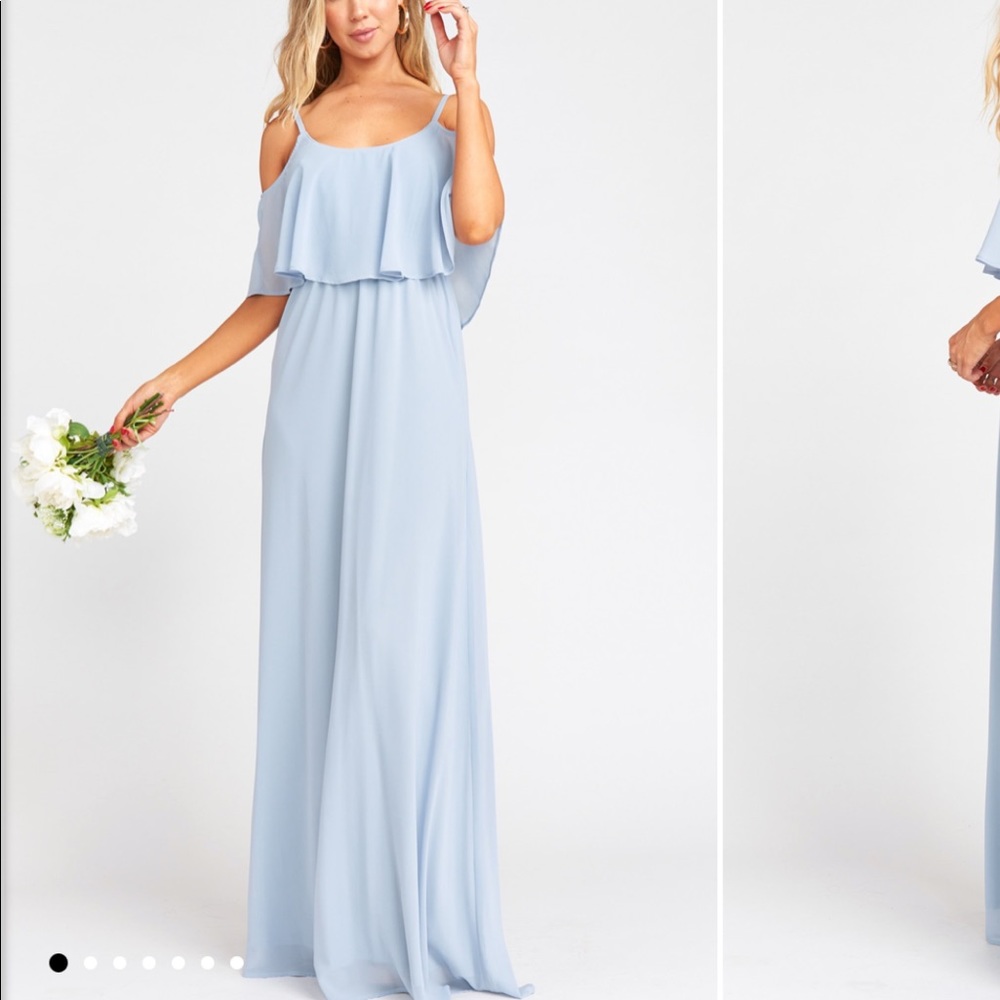 NWOT Show Me Your MuMu Caitlin Ruffle Maxi